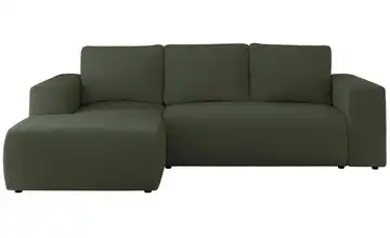 Ecksofa Grün Ecksofa Grün Boucle links Grün