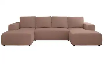 Wohnlandschaft Rosa Wohnlandschaft Pink Boucle Rosa