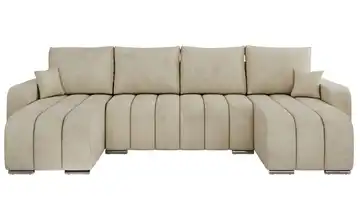 Wohnlandschaft Beige Beige Wohnlandschaft Beige Velvet