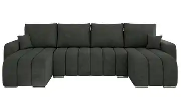 Wohnlandschaft Dunkelgrau Dunkelgrau Wohnlandschaft Grau Struktur