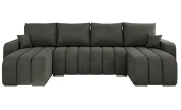 Wohnlandschaft Dunkelgrau Dunkelgrau Wohnlandschaft Grau Velvet