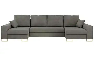 Wohnlandschaft Grau Grau