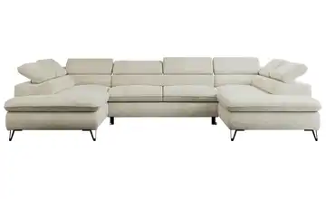 Wohnlandschaft Peter Creme Velours