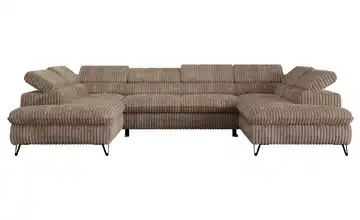 Wohnlandschaft Peter Braun Cordstoff grob