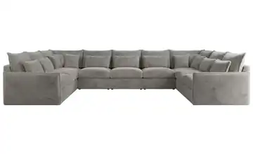 Wohnlandschaft Silbergrau