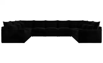 Wohnlandschaft Schwarz