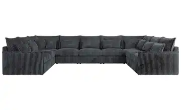 Wohnlandschaft Lavagrau