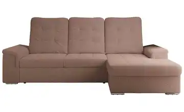 Ecksofa mit Schlaffunktion Madrito rechts Teddy Rosa