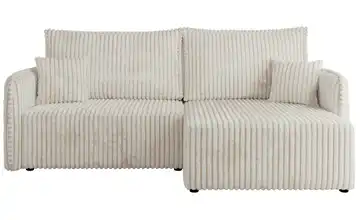 Ecksofa Beige Ecksofa Beige Cord Beige rechts