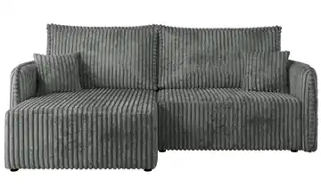 Ecksofa Dunkelgrau