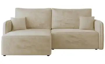Ecksofa Creme Ecksofa Creme Plüsch Creme links