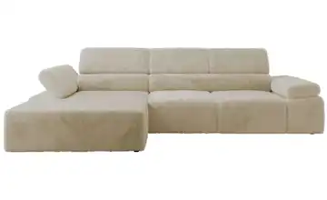 Ecksofa Teddy links Creme