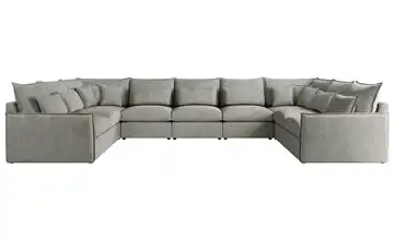 Wohnlandschaft Hellgrau