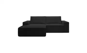 Selsey Ecksofa Farese Mini links Schwarz
