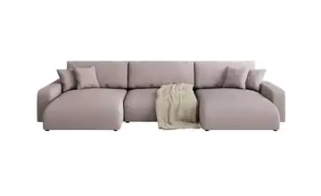 S-STYLE Wohnlandschaft Emma Hellrosa