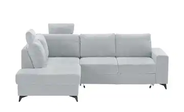 Ecksofa Salamanca links Silbergrau