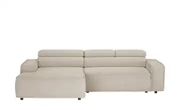switch Ecksofa Liam Erweiterte Funktion Feincord Creme links