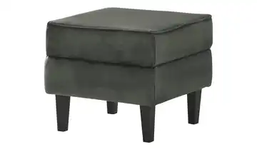 switch Hocker Gerda Mikrofaser in Samt-Optik Anthrazit