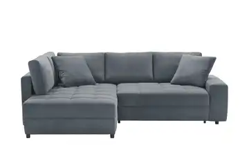 bobb Ecksofa mit pflegeleichtem Bezug Arissa de Luxe Anthrazit links Webstoff