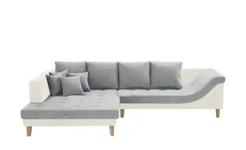 smart Ecksofa Wilma links Grau, Beige
