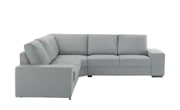 Ecksofa Renée Webstoff silberfarben