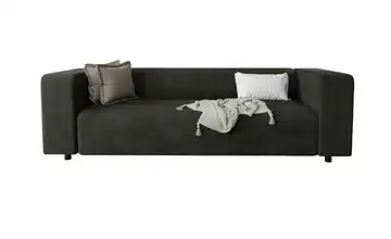 S-STYLE Einzelsofa Oskar Schwarz