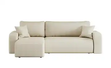 Ecksofa Pianio Hellbeige Boucléstoff