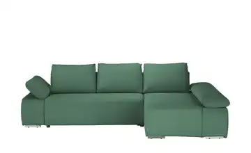 switch Ecksofa Soft Feincord Grün Erweiterte Funktion rechts