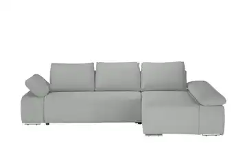 switch Ecksofa Soft Feincord Grau Erweiterte Funktion rechts