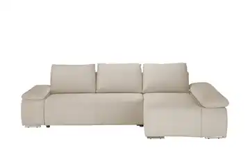 switch Ecksofa Soft Feincord ohne rechts Creme