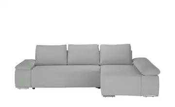 switch Ecksofa Soft Feincord ohne rechts Grau