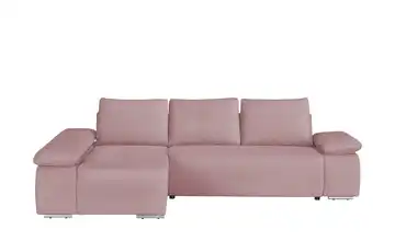 switch Ecksofa Soft Cordstoff grob Erweiterte Funktion links Altrosa