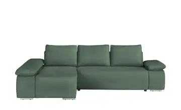 switch Ecksofa Soft Cordstoff grob Erweiterte Funktion links Grün