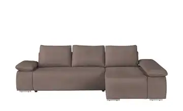 switch Ecksofa Soft Cordstoff grob Erweiterte Funktion rechts Braun