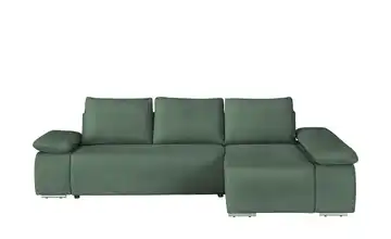 switch Ecksofa Soft Cordstoff grob Erweiterte Funktion rechts Grün