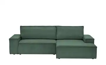 uno Ecksofa mit Schlaffunktion Fjord Grün rechts