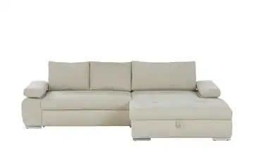 smart Ecksofa Ibby Cordstoff rechts Beige