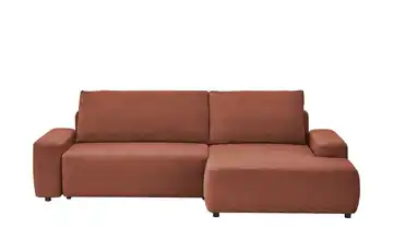 uno Ecksofa mit Schlaffunktion Bouli Rotbraun rechts