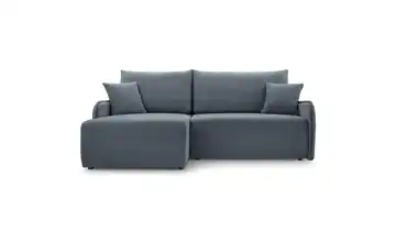 Selsey Ecksofa mit Schlaffunktion Netarro Dunkelgrau links