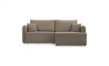 Selsey Ecksofa mit Schlaffunktion Kasssian rechts Hellbraun