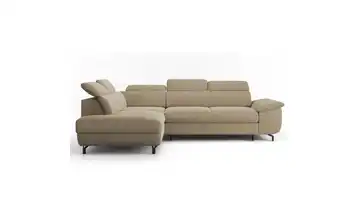 Selsey Ecksofa mit Schlaffunktion Lambo links Beige