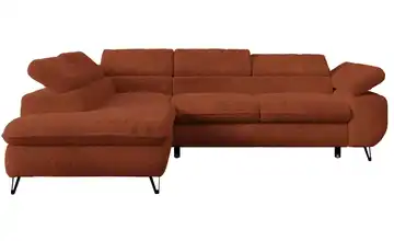 Ecksofa Orange links Teddy Orange