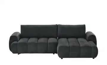 uno Ecksofa mit Schlaffunktion Passo rechts Schwarz