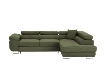Ecksofa mit Schlaffunktion Tereccia Grün rechts