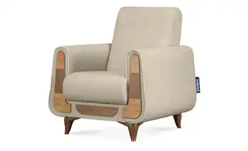 KONSIMO Sessel Gustavo Creme Boucléstoff