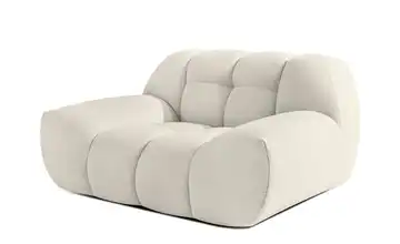 KONSIMO Sessel in Bubble Optik Vena Weiß