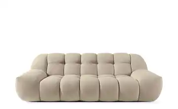 KONSIMO Einzelsofa in Bubble Optik Vena Beige