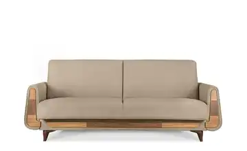KONSIMO Einzelsofa Gustavo Boucléstoff Hellbeige