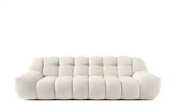 KONSIMO Einzelsofa • in Bubble Optik Vena Weiß