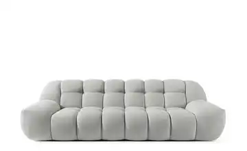 KONSIMO Einzelsofa • in Bubble Optik Vena Hellgrau
